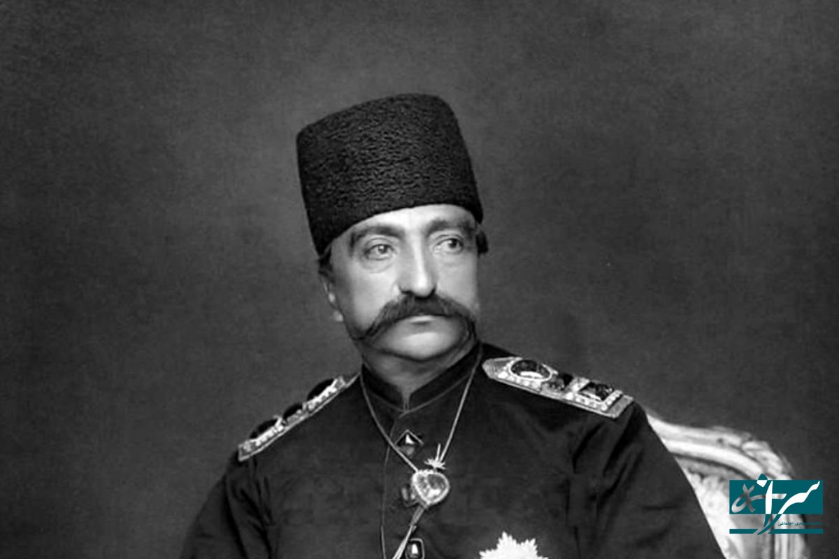 سنگ قبر دختر ناصرالدین شاه در بهشت زهرا