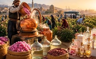 اقتصاد گل محمدی در ایران / از گلاب‌گیری تا صادرات و ارزآوری