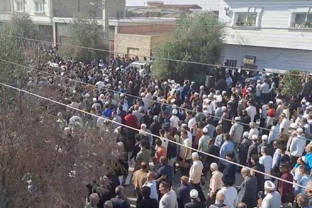 وداع باشکوه مردم گلستان با صابر کاظمی؛ بدرقه تا خانه ابدی