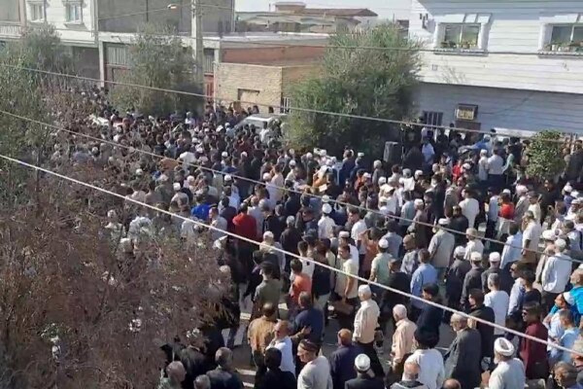 وداع باشکوه مردم گلستان با صابر کاظمی؛ بدرقه تا خانه ابدی