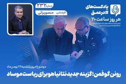 بمب خبری تل‌آویو: رونن گوفمن؛ گزینه پنهان نتانیاهو برای ریاست موساد فاش شد!
